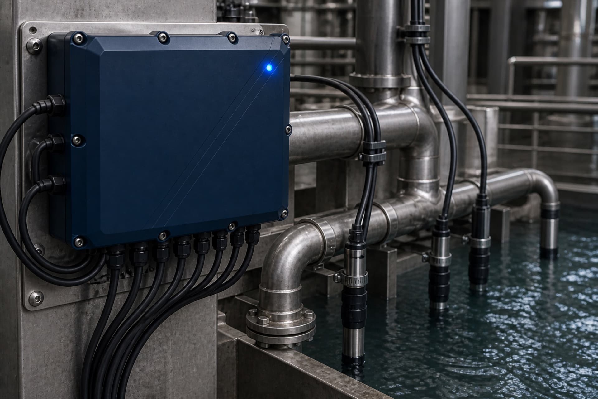 EdIN-Max high-capacity edge unit with dense sensor cabling