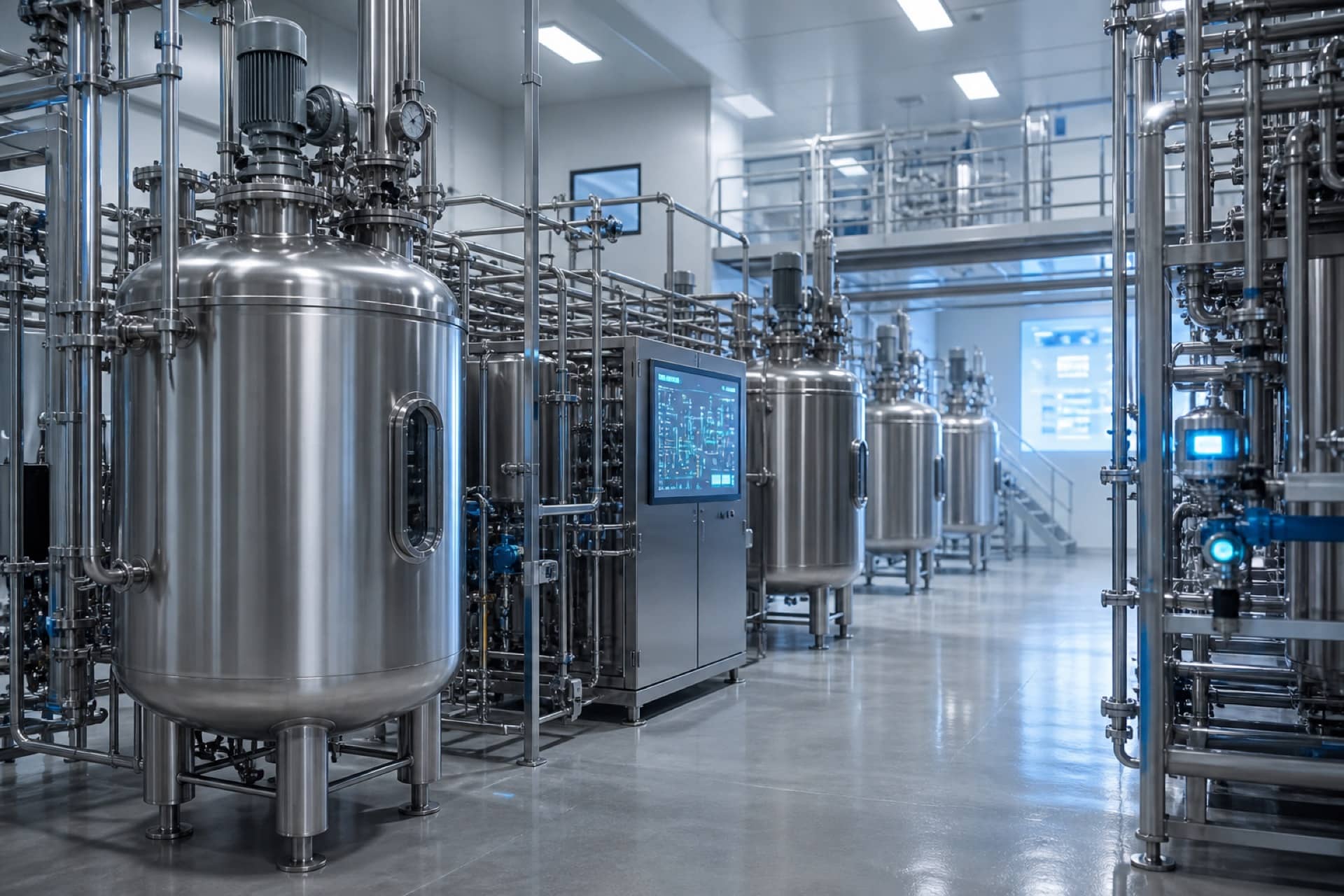 Industrial process plant for Sensor+ solutions