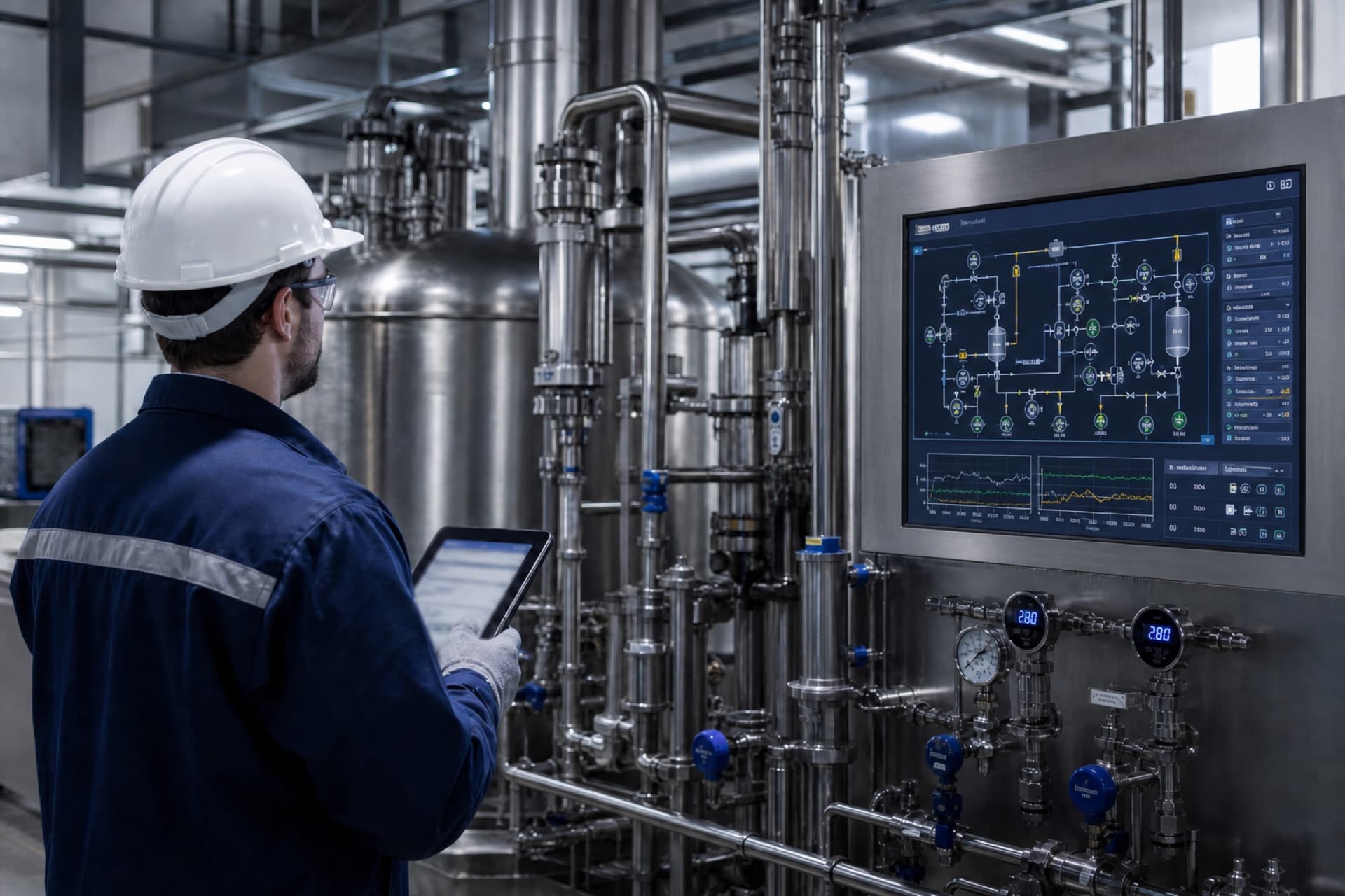 SIP-Control supervisory process control at the plant